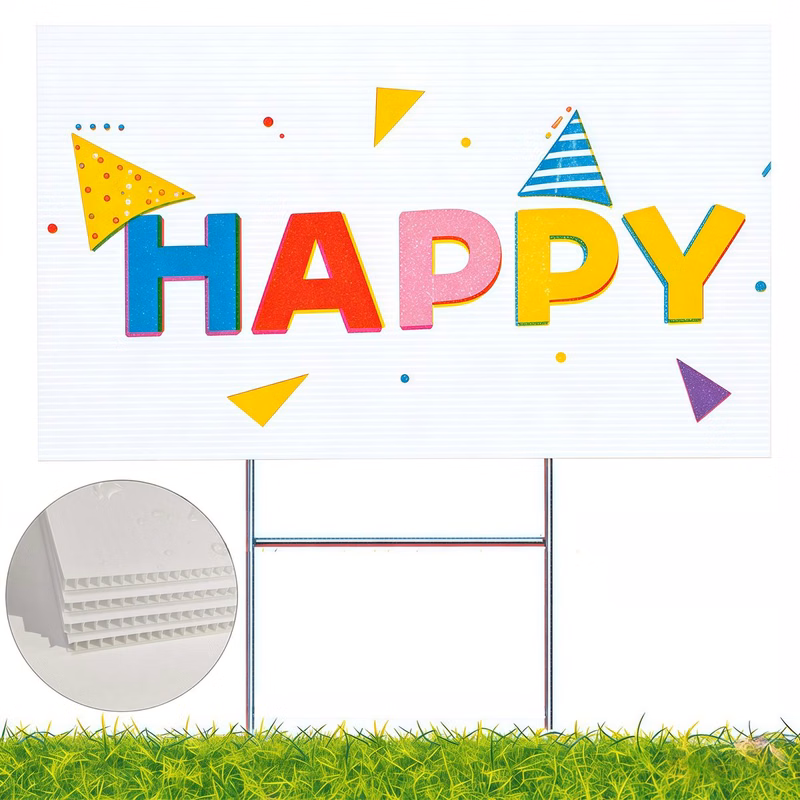Corrugated Plastic Yard Sign