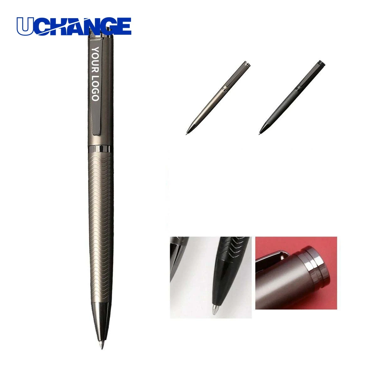 Metal Ballpoint Pen with Black Ink 1