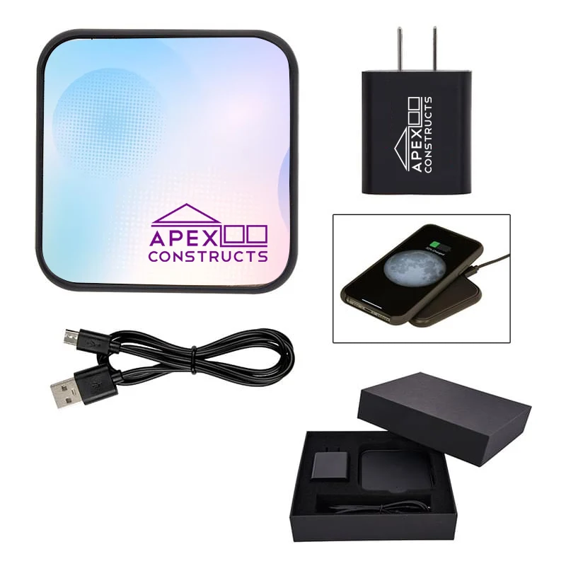 Dynamic Duo Wireless Charger And Adapter Gift Set 1