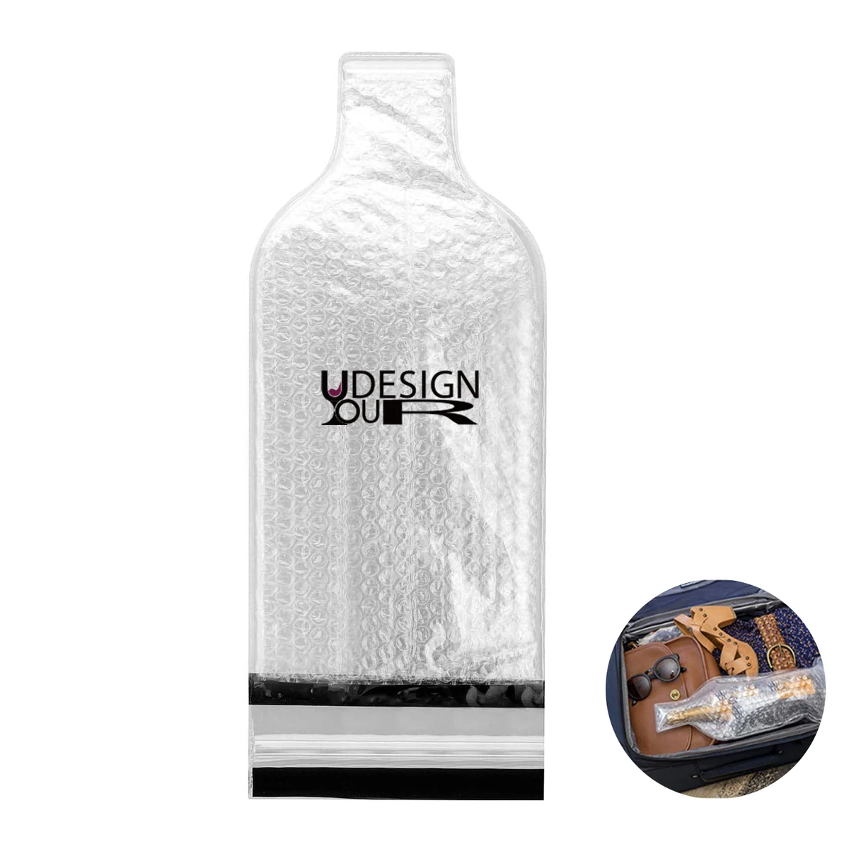 Travel Wine Protector Bag, Leak-Proof Design 1