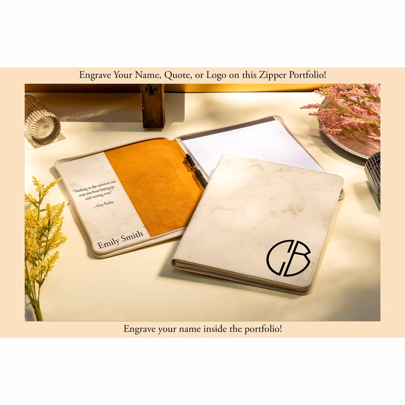 Custom Business Gift Refillable Portfolio