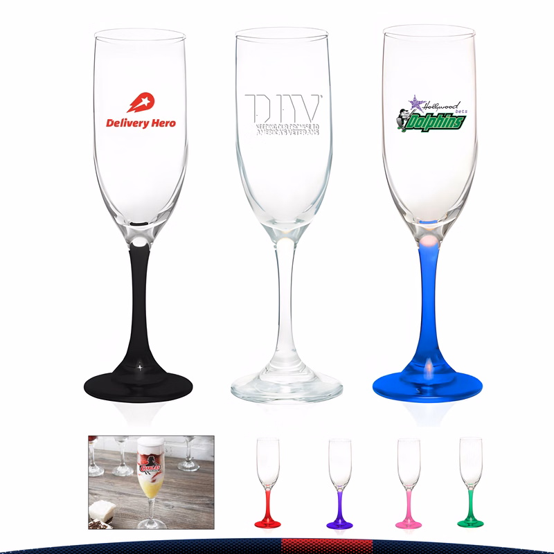 6.25 oz. Wine Flute Glasses
