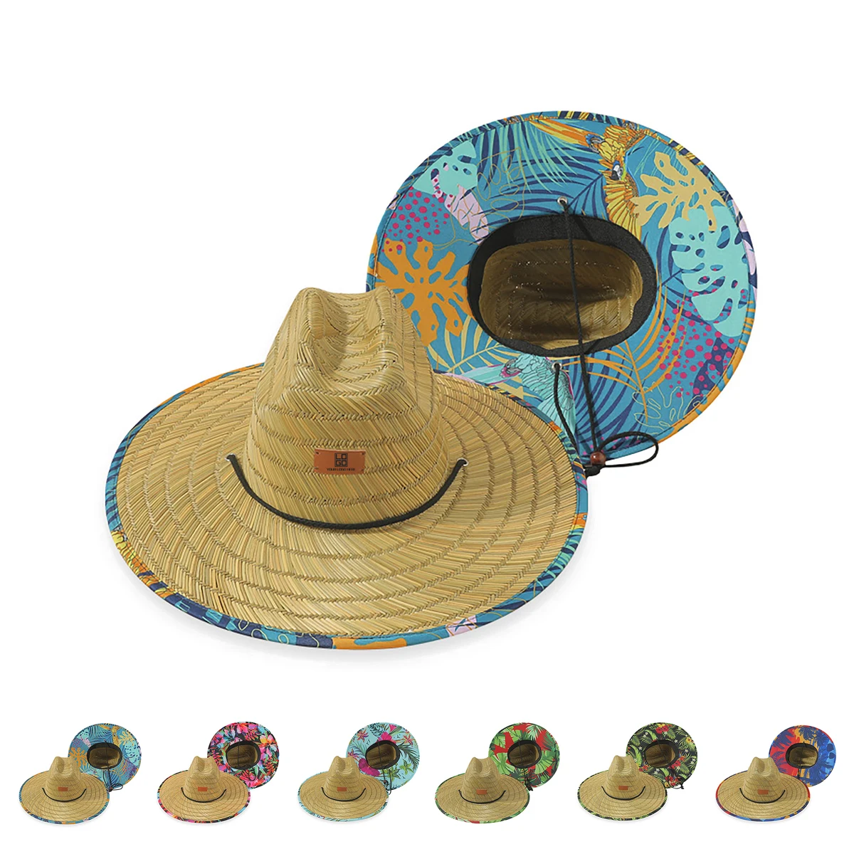 Straw Sunshade Big Eaves Hat 1