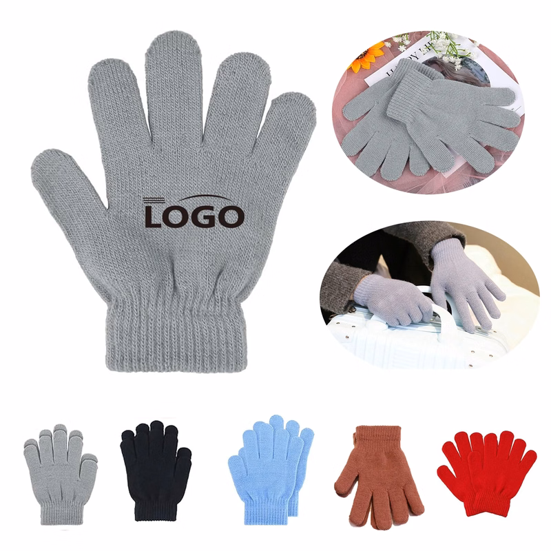 Kid's Stretchy Warm Knit Gloves