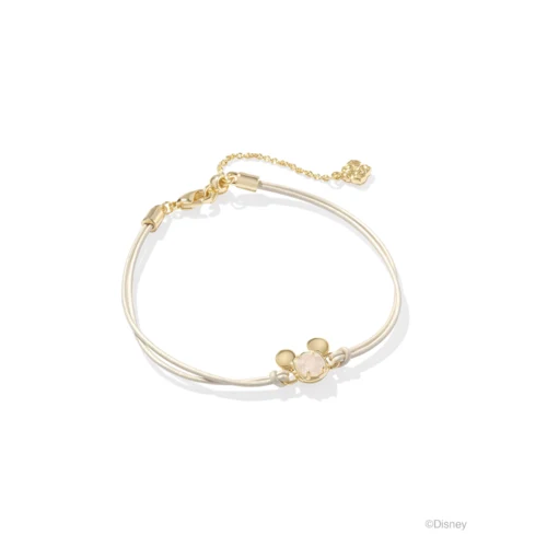 Kendra Scott Disney Gold Mickey Mouse Corded Bracelet in Iridescent Drusy 1