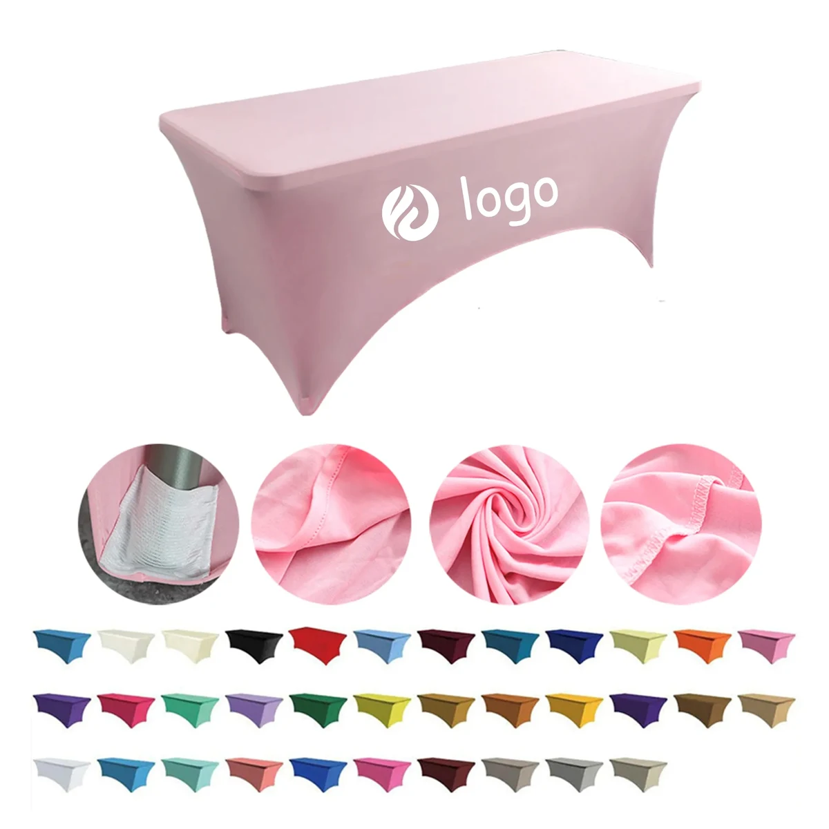 6FT Spandex Table Cover Full Color Sublimation 1