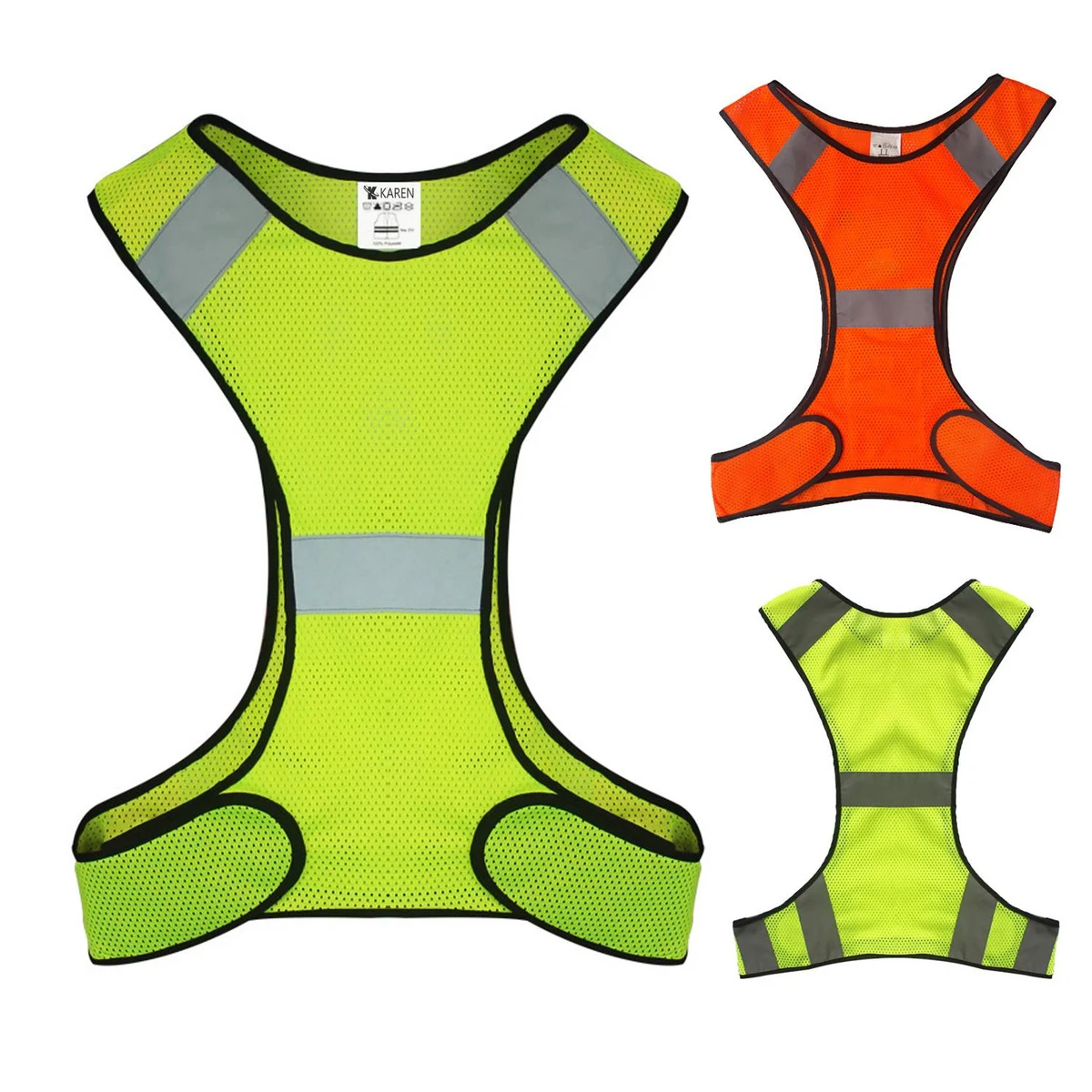 Mesh Hi-Viz Reflective Safety Vest 1