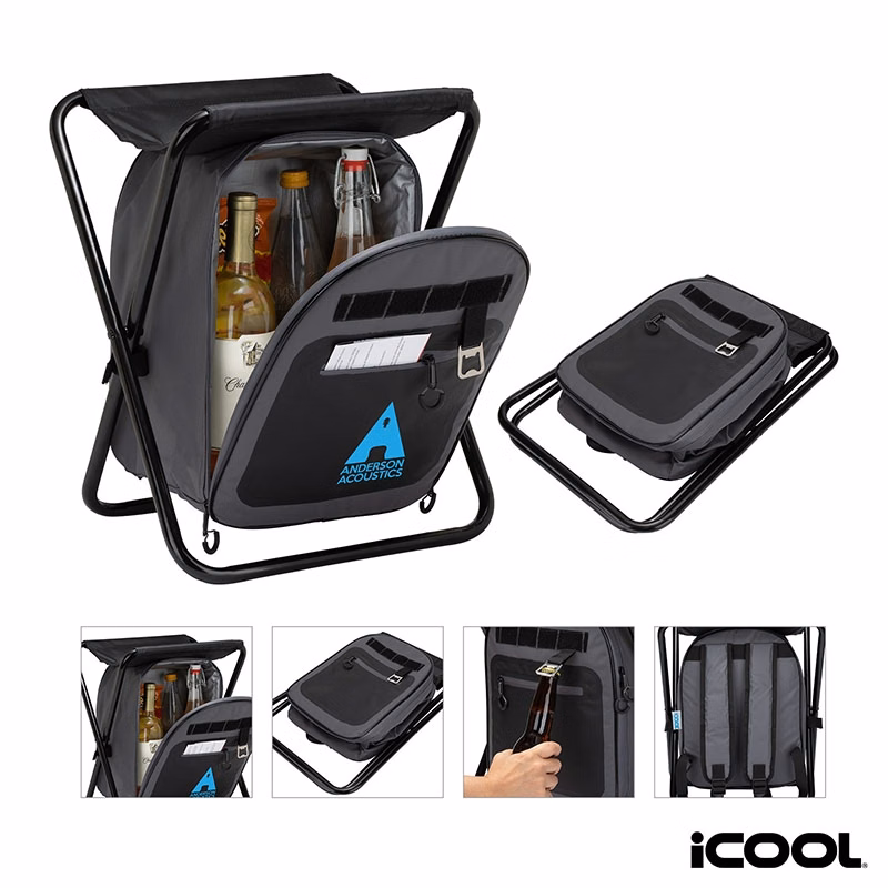iCOOL® Cape Town 20-Can Capacity Backpack Cooler Chair