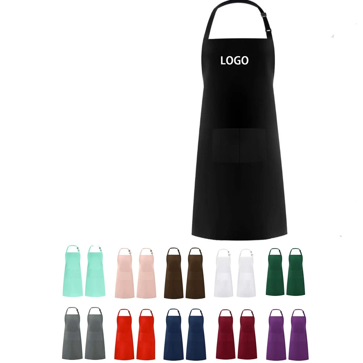 Adjustable Neck Waterproof Bib Apron 1