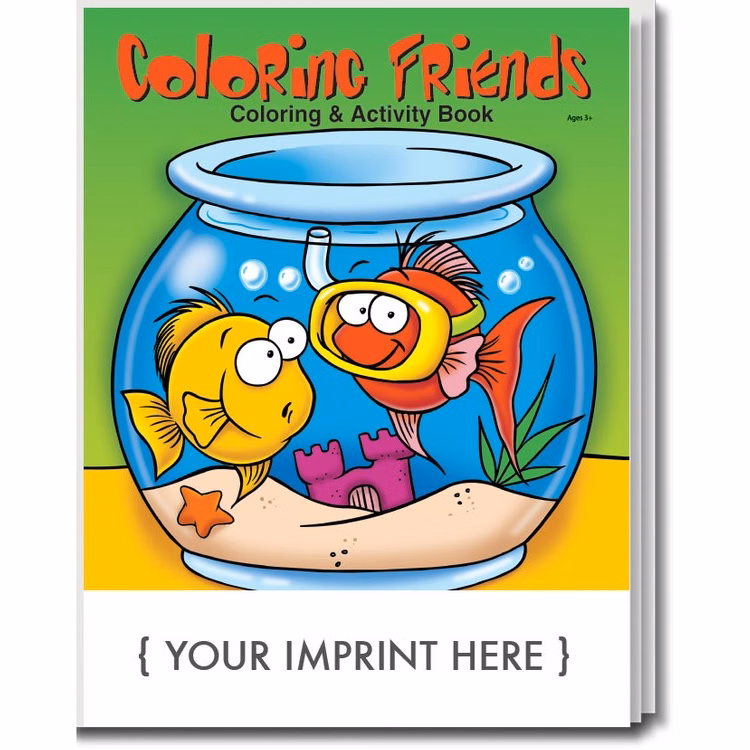 COLORING BOOK - Coloring Friends Coloring & Activity Book