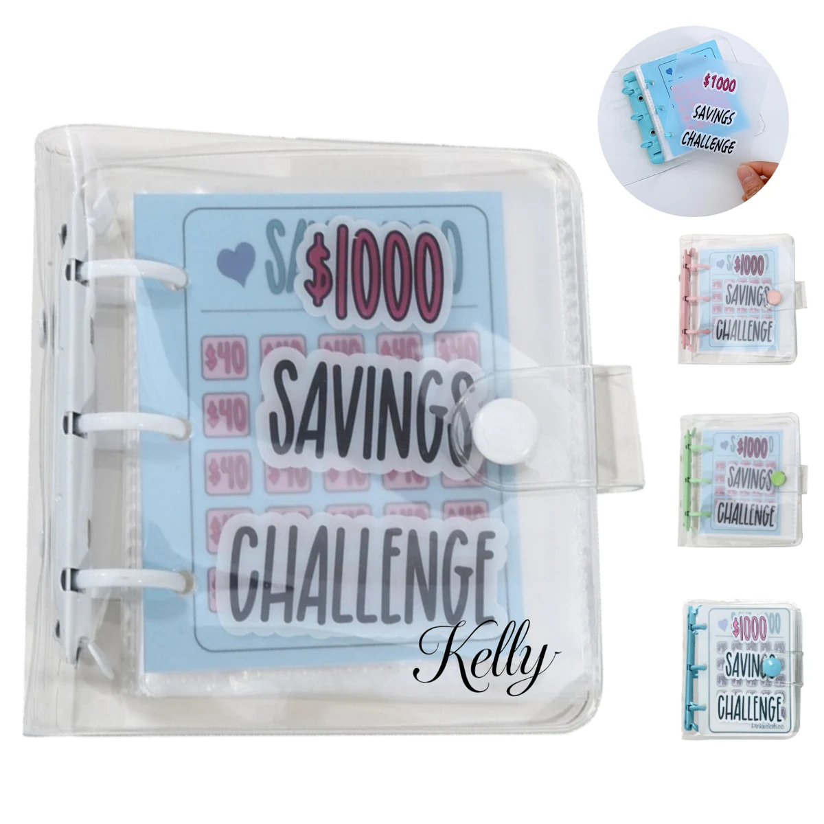 PVC Savings Binder Money Organizer 1