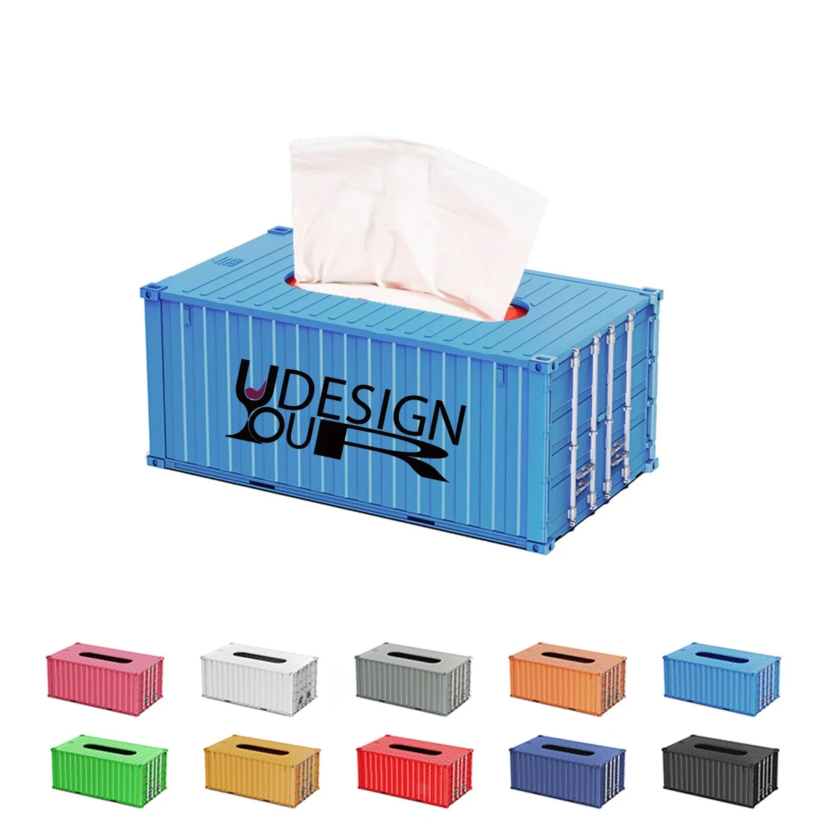 Innovative Cargo Container Model Tissue Box 1