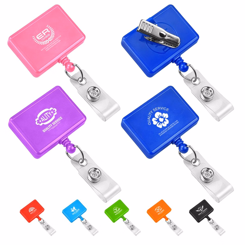 Rotating Rectangular Name Tag Fastener