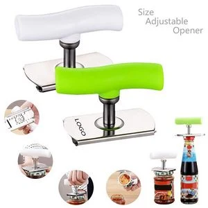 Adjustable Spiral Bottle And Jar Opener With Solid Plastic Handle 1