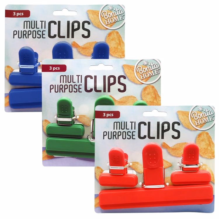 Chip Clip Sets - Assorted 3 Pack