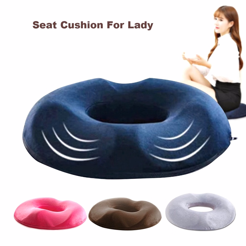 Donut Tailbone Pain Relief Seat Cushion For Lady