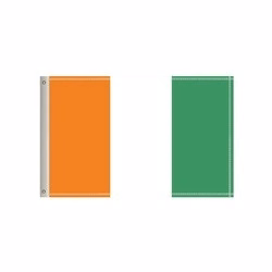 National Flag, Côte d'Ivoire, Double-Sided - 96"W x 60"H