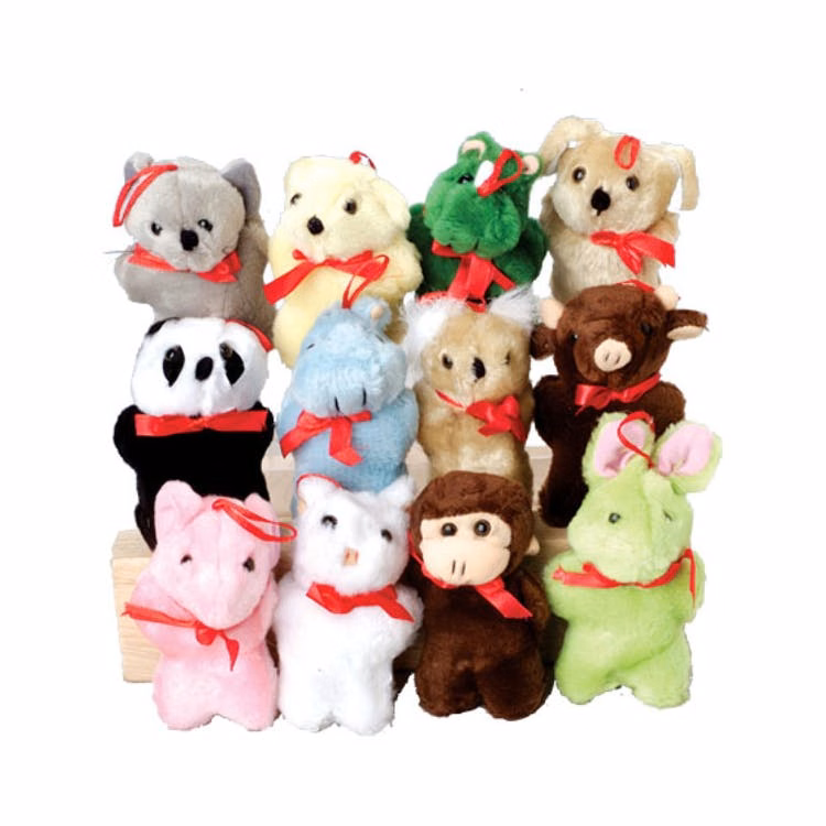 Plush Animal Toys - Assorted 4.5"