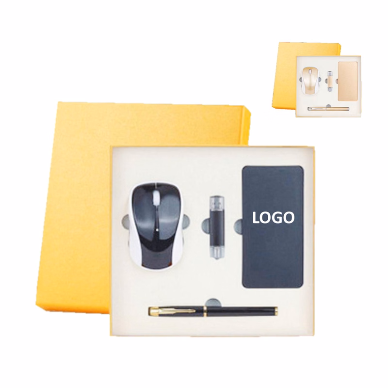 Business Gift Set Power Bank Pen Mouse Usb Drive