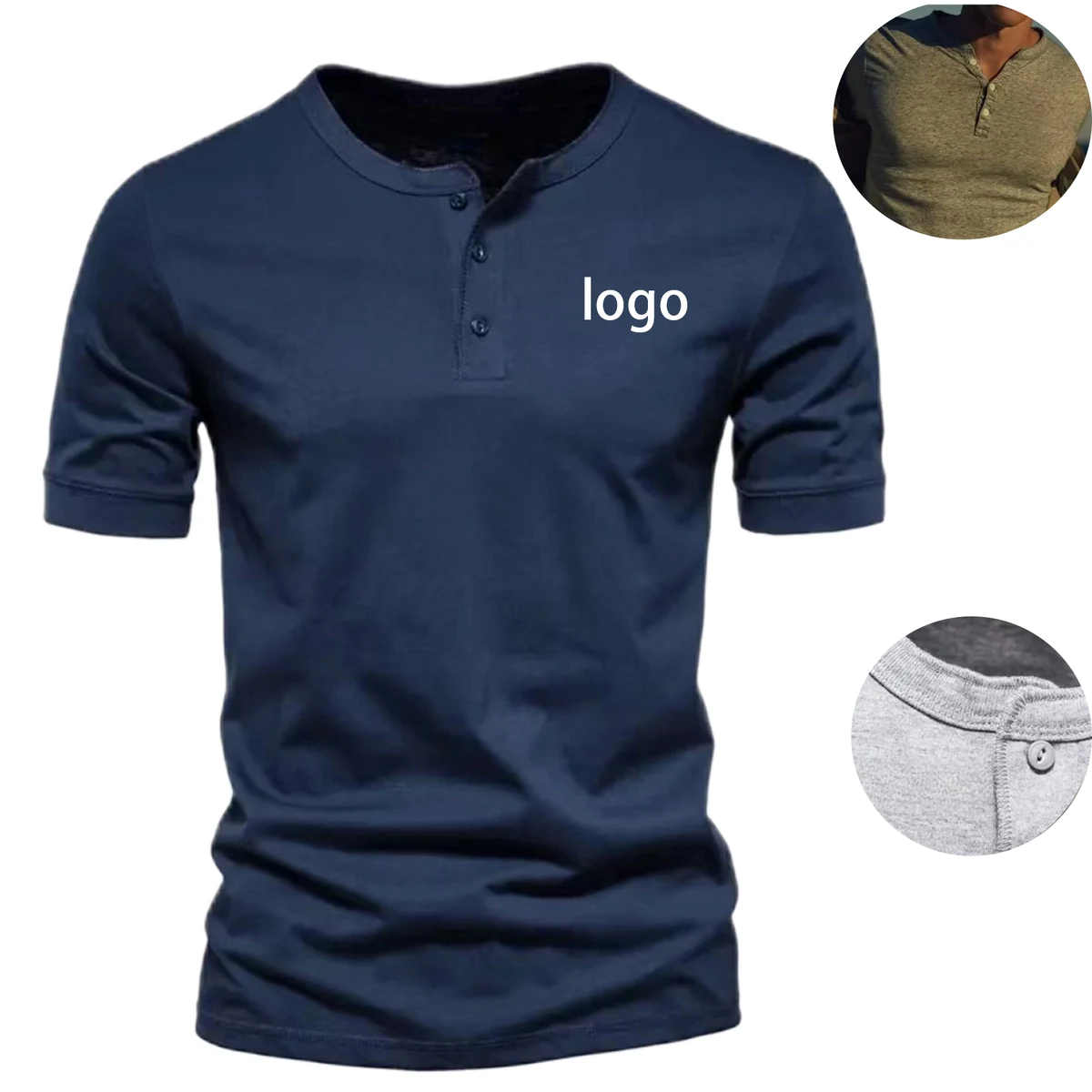Round Neck Short Sleeve Shirt 1