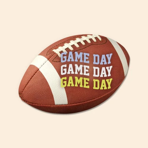 FOOTBALL SHAPED MOUSEPAD 4CP 1
