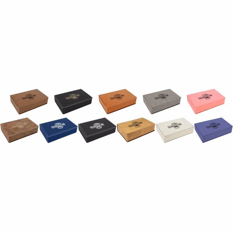 Leatherette Flask Set