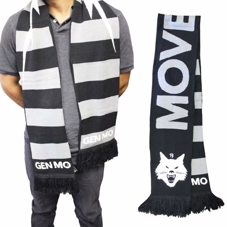 Knitted Stadium Scarf - 53"x6.5" (High Definition)