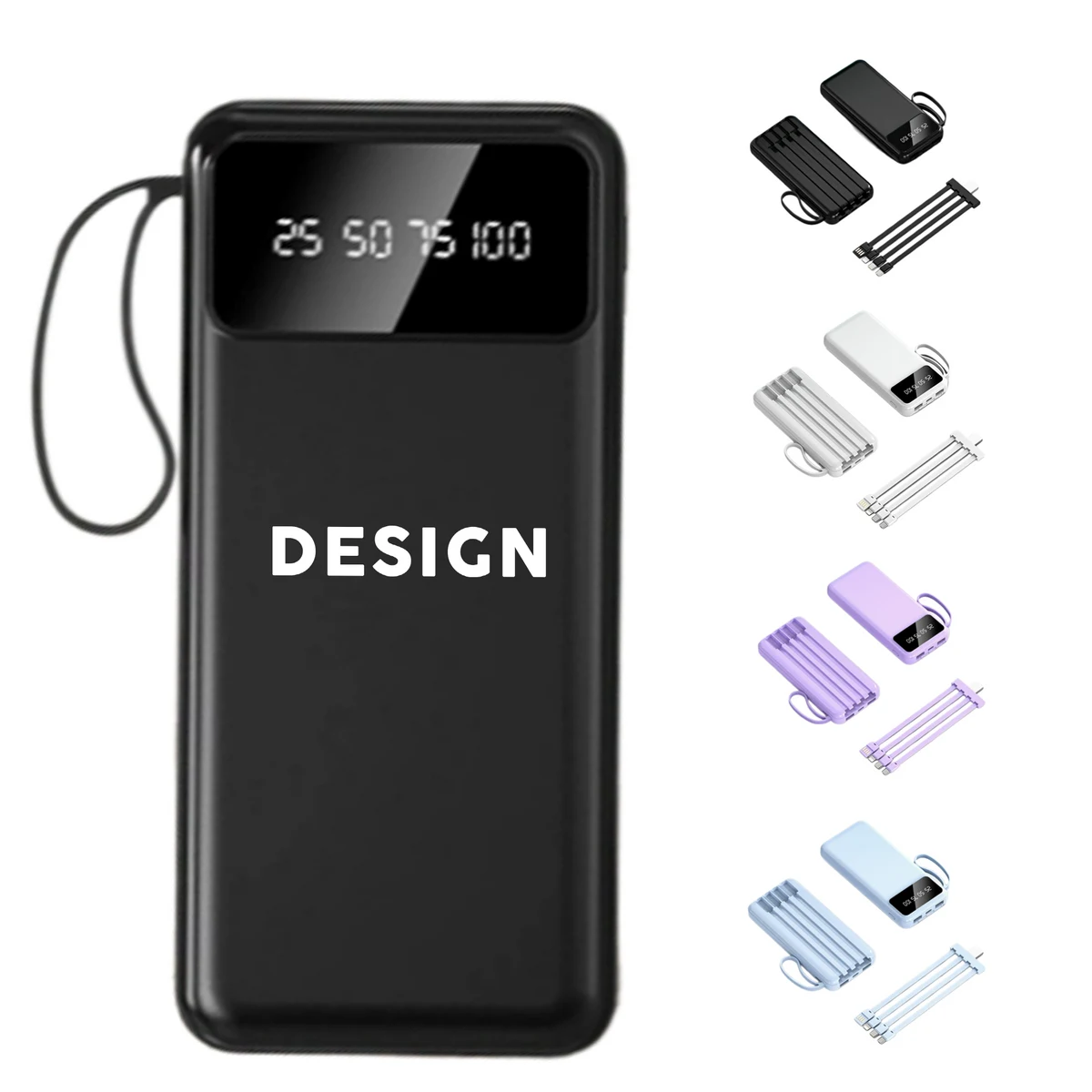 10000mAh Cable Power Bank 1