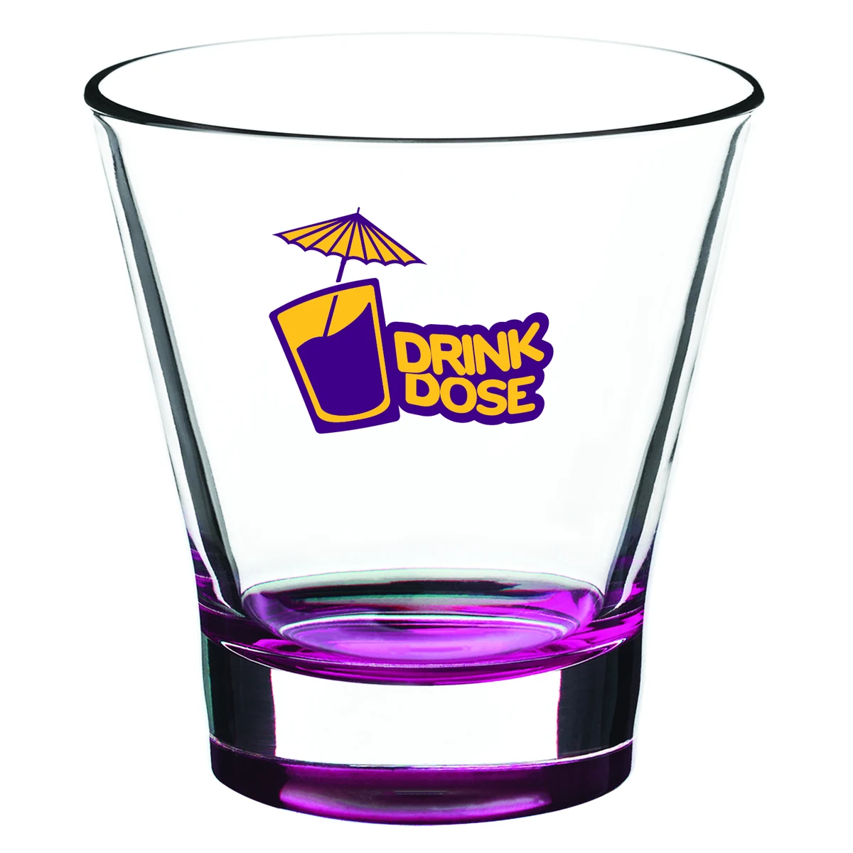 11.5 oz. Shaken Stemless Martini Glass (2 Color Imprint) 1