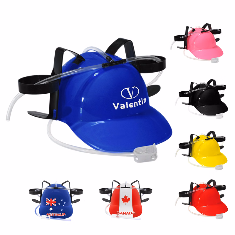Plastic Creative Drink Straw Hat