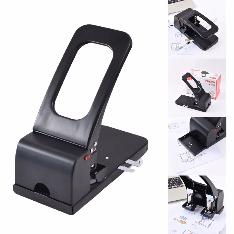 Heavy-duty Manual Labor-saving Double-hole Loose-leaf Book puncher