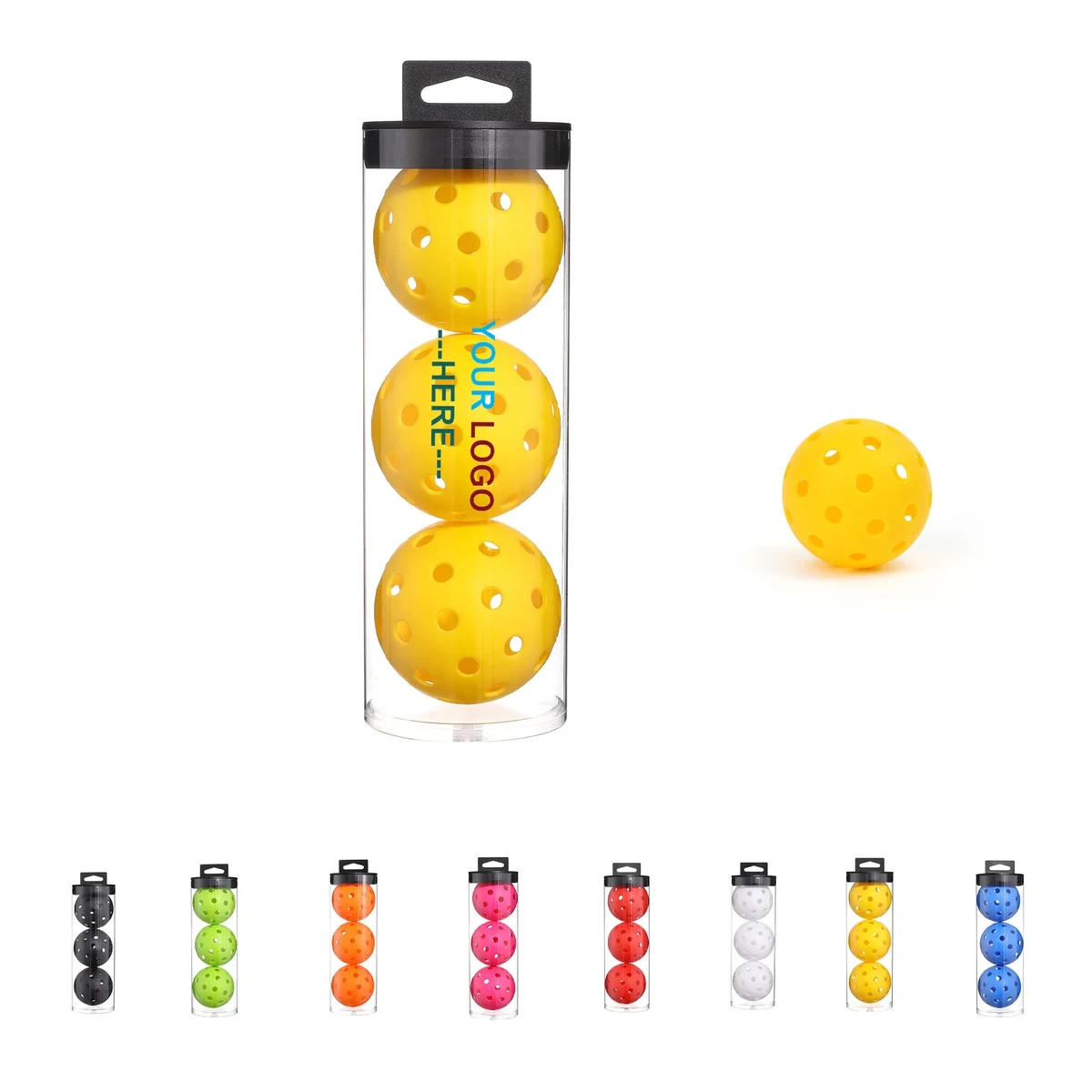 40 Holes Indoor Outdoor Pickleball Ball 1