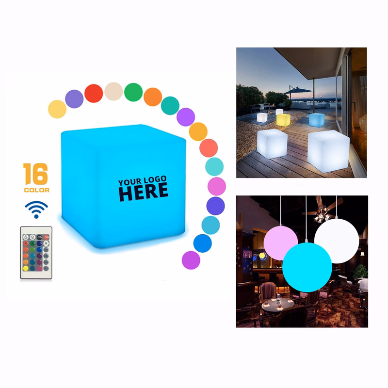 Rechargeable LED Cube Light