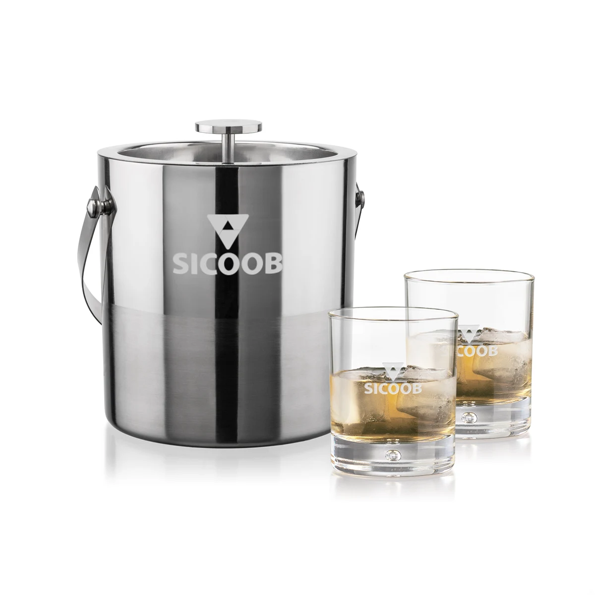 Catania Ice Bucket & Bastia On-the-Rocks Set 1