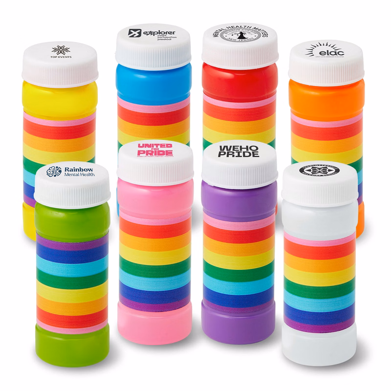 2 oz. Pride Bubbles Imprinted on Cap