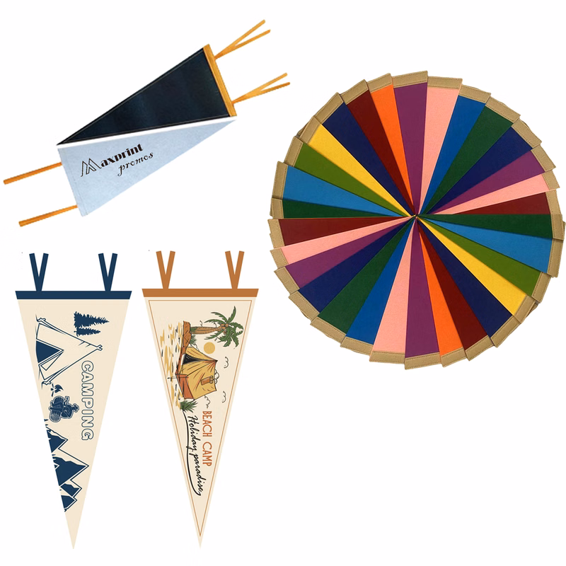 Double-sided Custom Felt Pennant