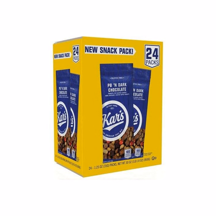 Kar's Snacks - Peanut Butter 'N Dark Chocolate Mix 1.25 oz