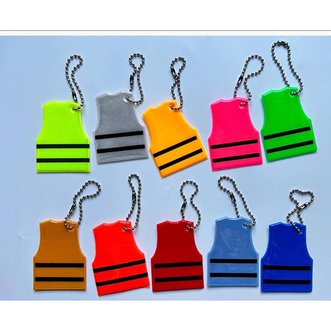 Reflective Safety Vest Keychain 1