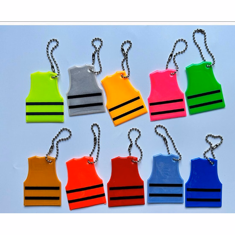 Reflective Safety Vest Keychain