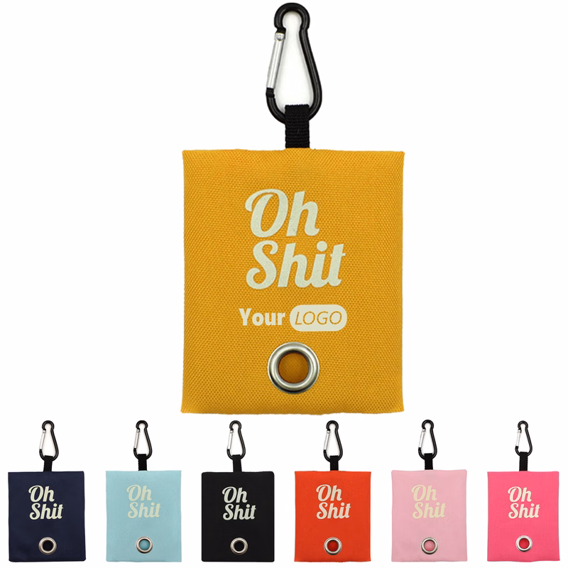 Cloth Humorous Waste Bag Holder With Convenient Design For Pet Owners