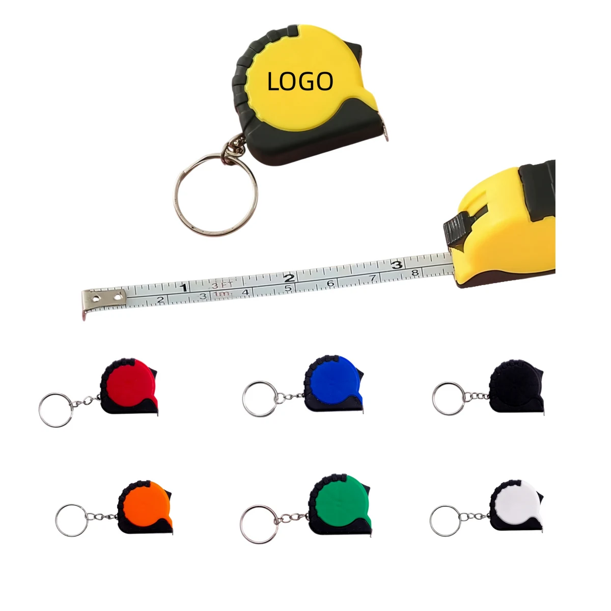 Dual Scale Keychain Mini Tape Measure 1