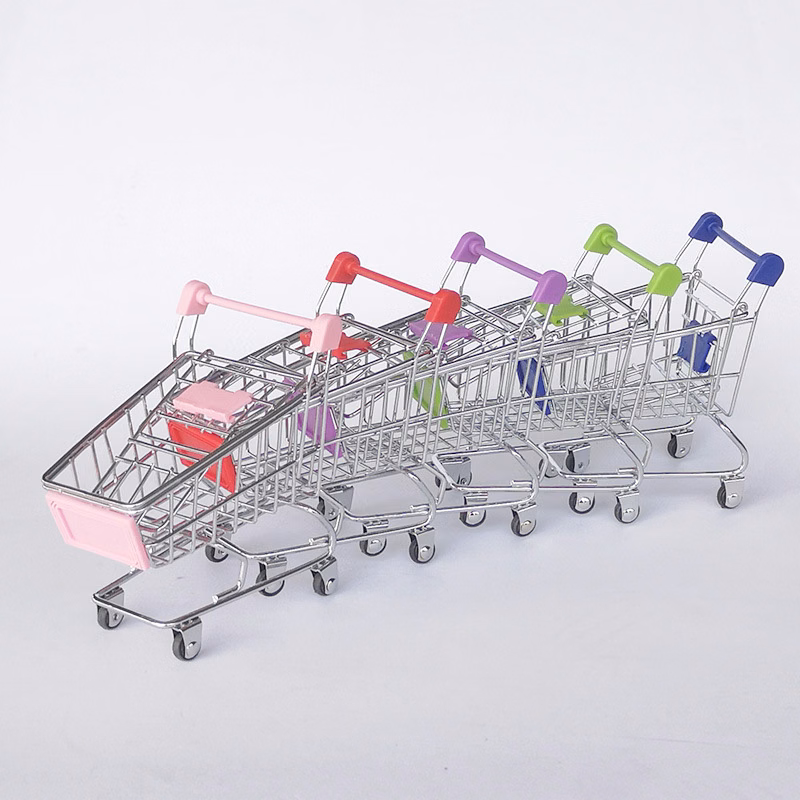 Funny Mini Toy Supermarket Shopping Cart