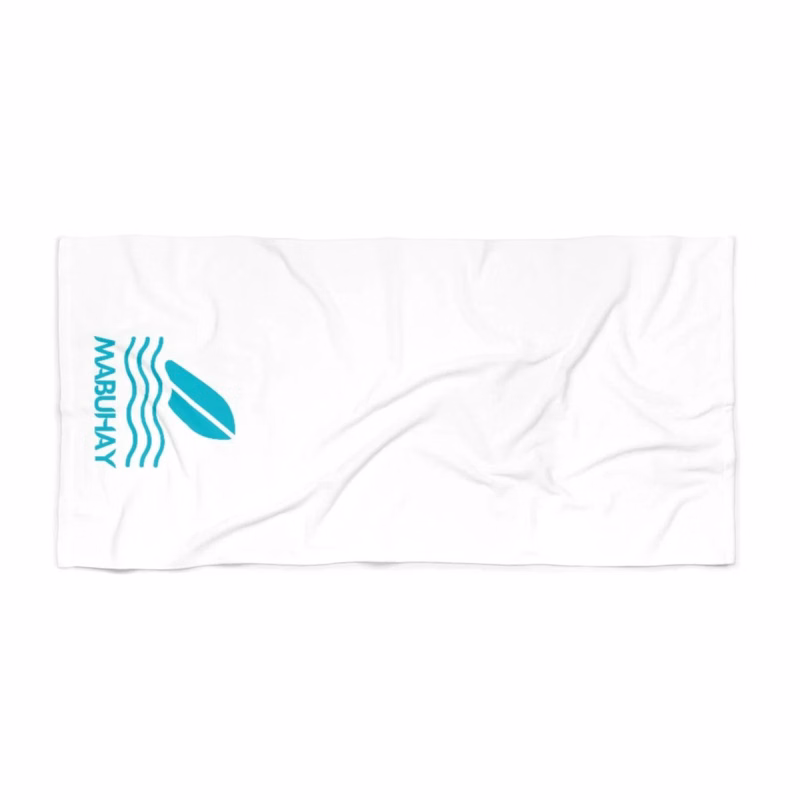 Premium Cotton Terry Beach Towel USA Decorated (35" x 60")