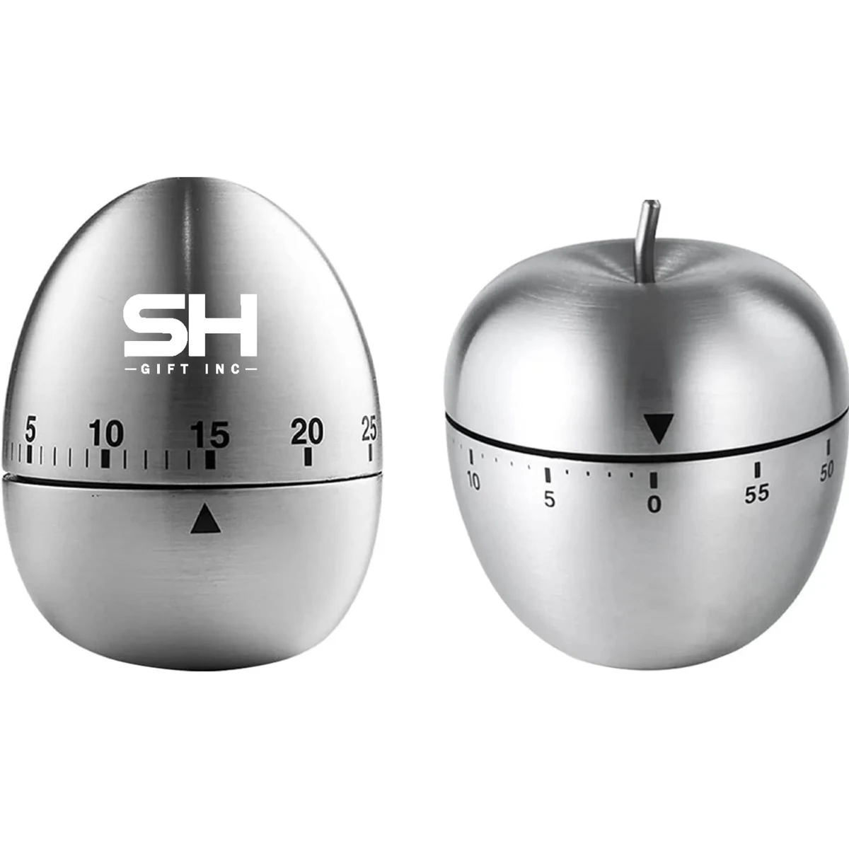 Egg Fruit Shape Stainless Steel Kitchen Timer 1