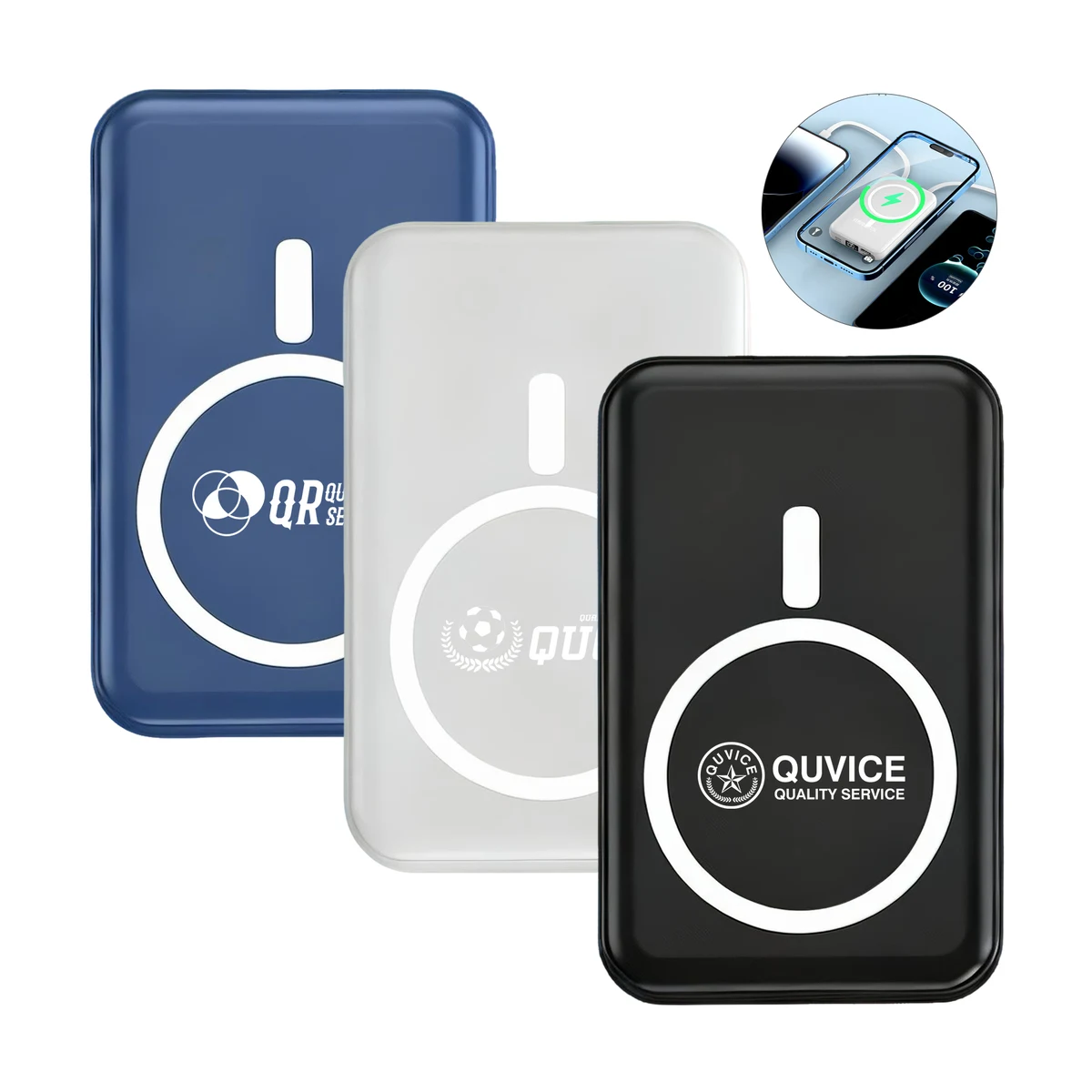 3-In-1 10000mAh Magsafe Wireless Charger & Power Bank 1