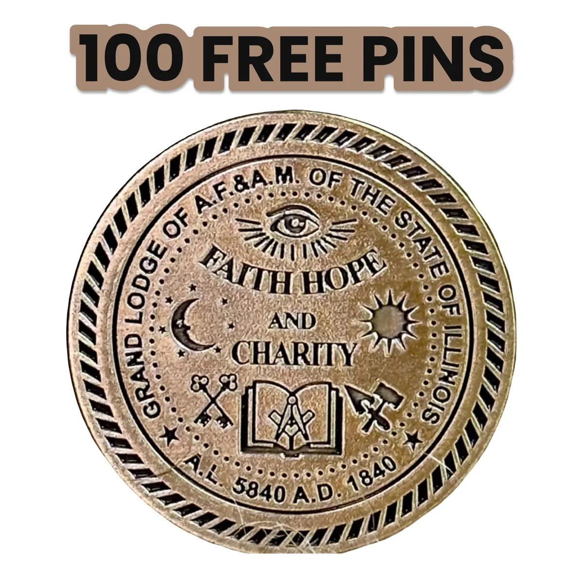 Die Struck Pin 1