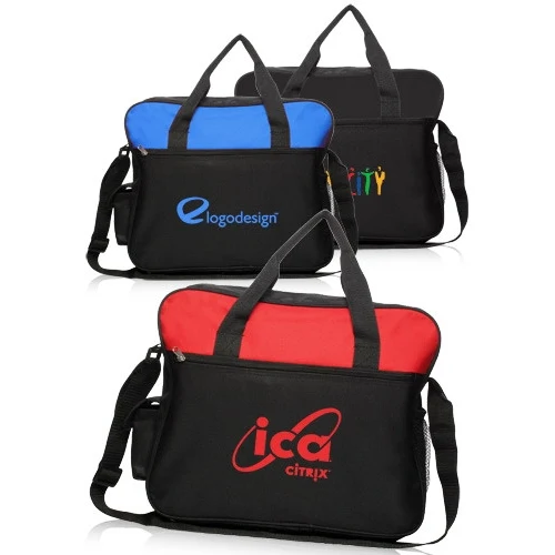Polyester Messenger Bag - 16" W x 13" H 1