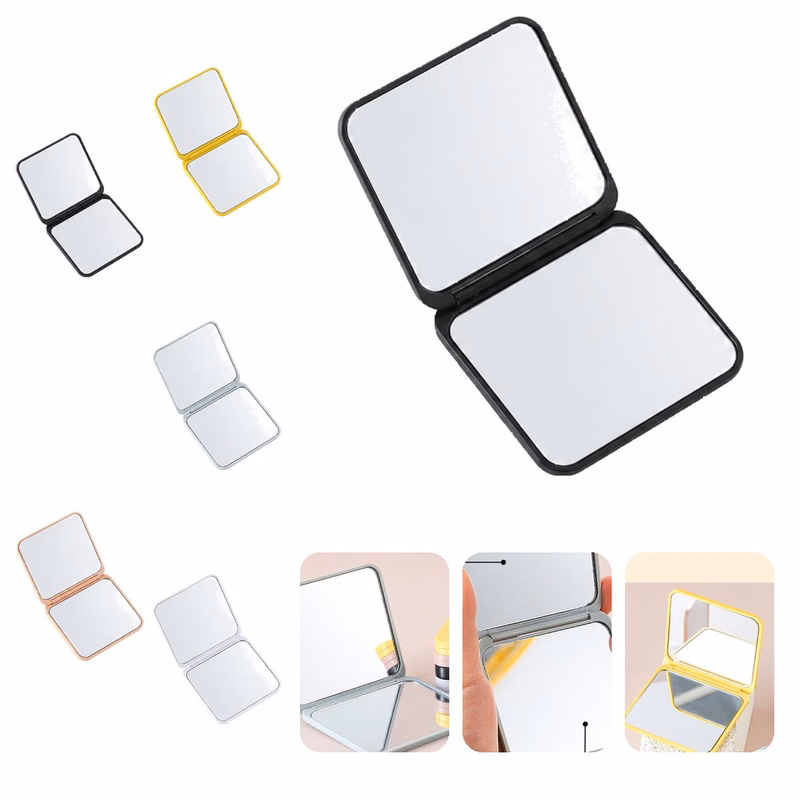 Portable Folding Square Flip Compact Mirror