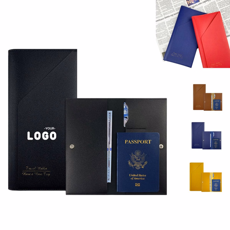 Leather Travel Card Holder