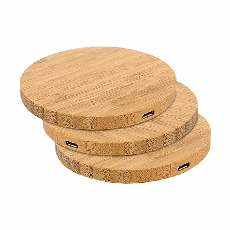 Custom Bamboo Wireless Charger